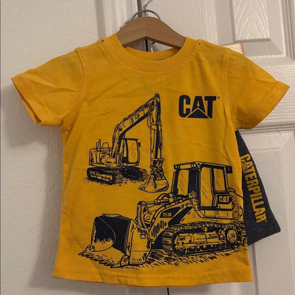 Caterpillar Kids' Yellow Construction (Set of 2)